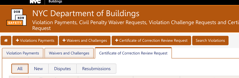 NYC DOB Certificate of Correction: New DOB NOW Safety Portal Launches ...